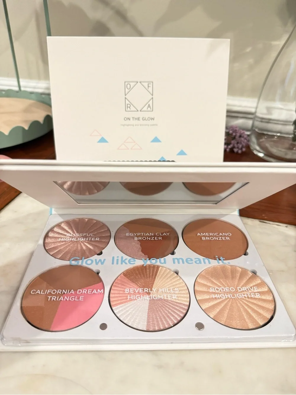 🆕 OFRA On The Glow Palette - Pink & Bronze Highlighters & Bronzers
